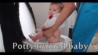 Potty Training She Is 6 Months Old  Babys World [upl. by Nivalc363]