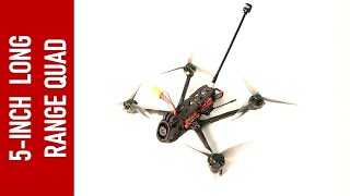 Rekon 5  Is 5quot really better than 4quot  LONG Range drone BIG flight time [upl. by Ahsiyt]