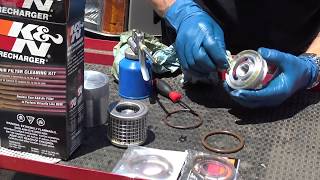 How To Clean A KampN Stainless Steal ReUsable Oil Filter WPaul Henderson [upl. by Eserrehs613]