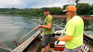 Blue Catfish Annihilation 🔥Ohio River [upl. by Adnalram]