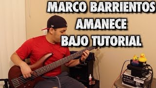 Amanece De Marco Barrientos Bajo Tutorial with Tabs HD [upl. by Frederico]