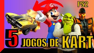 5 JOGOS ESTILO MARIO KART para PS2 [upl. by Eart]