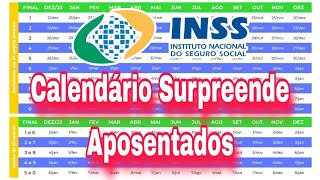 INSS Calendário de Pagamentos do INSS Surpreende Aposentados [upl. by Anilegna]