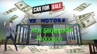 1M dollars new showroom in car for sale simulator  PART 1 VKGAMING [upl. by Abad]