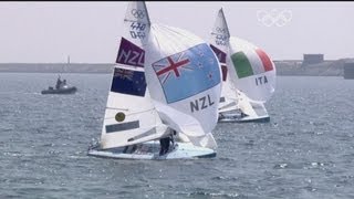 New Zealand Wins Womens Sailing 470 Gold  London 2012 Olympics [upl. by Yemaj]