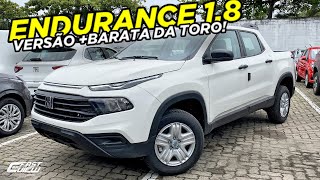 NOVA FIAT TORO ENDURANCE 18 FLEX 2022 FICHA TÉCNICA PREÇO CONSUMO E DETALHES DA VERSÃO DE ENTRADA [upl. by Iram516]