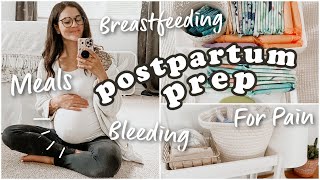 CSection Recovery Essentials  Postpartum Prep 2021  36 WEEKS PREGNANT [upl. by Aiuqenehs]