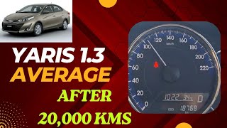 Yaris 13 cvt Fuel Average After 20k ODO [upl. by Nanete]