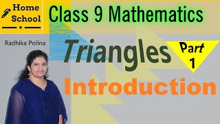 TrianglesPart1Class 9IntroductionMathematics NCERT  CBSE [upl. by Caswell]