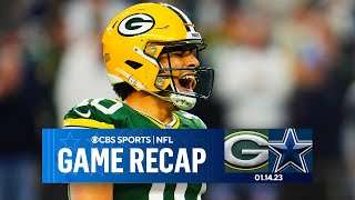 Packers ROUT Cowboys Become FIRST 7SEED to WIN Playoff Game  Game Recap  CBS Sports [upl. by Marten]