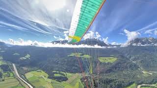 Paragliding  Gleitschirmfliegen – Performance Training  Greifenburg  Rollen [upl. by Keppel]