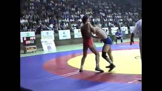 82 kg Nicolae Ghita ROU vs Ahmet Kasabov BUL Intern tournamentMacedonian Pearl 1994 [upl. by Ynnol]