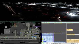 EGKKGND  Gatwick Ground  Vatsim UK ATC  2401  Towerview Part 3 [upl. by Dania]