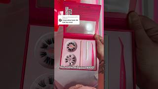 HOW TO EASILY APPLY INDIVIDUAL LASHES IN SECONDS💖 lashes shortsvideo [upl. by Ilat]