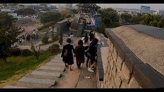 Suwon Hwaseong Fortress 수원 화성  Walking Tour of Hwaseong Fortress  UNESCO World Heritage Site [upl. by Rochester]