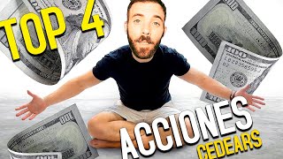 Descubre Ya 4 Acciones Cedears para GANAR DINERO ¿En qué invertir Dale click y entérate [upl. by Elleryt]