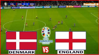 🔴Denmark vs England LIVE  UEFA EURO 2024  Match Live Now [upl. by Enaitsirk164]