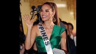 Catriona Gray Mobbed by Fans Upon Arrival in Thailand for Miss Universe 2018 [upl. by Sanyu]