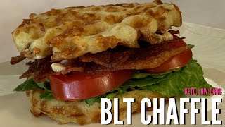 BLT Chaffle Sandwich  Keto Recipe  Sue Hall [upl. by Enelyam]