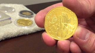 1 oz Austrian Gold Philharmonic  Last unboxing of 2014 [upl. by Spevek]