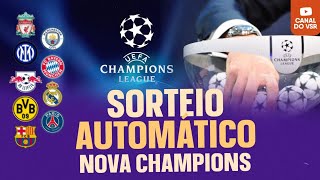 ENTENDA COMO SERÁ O SORTEIO DA NOVA CHAMPIONS [upl. by Llevert]