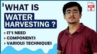 Water Harvesting • Its techniques Soil amp Water Conservation Engineering  AENGG 121 BSc HonsAg [upl. by Dorren]