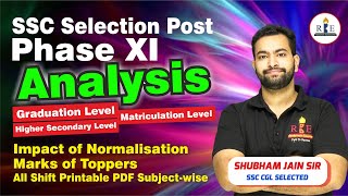 SSC Selection Post Phase XI Analysis Normalisation Impact Result [upl. by Varrian]