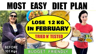 Most Simple Diet Plan For Fast Weight Loss  100 Effective Weight Loss Diet Plan [upl. by Nivahb]