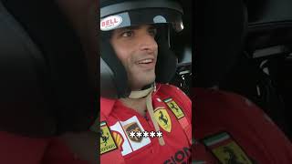 Carlos Sainz vs Carlos Sainz in a Ferrari 😅 shorts [upl. by Stedt495]