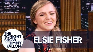 Eighth Grade Star Elsie Fisher Reacts to Being LipSynced to on TikTok [upl. by Silsbye]