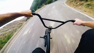 Intense BMX Hill Bomb  Top Speed No Brakes [upl. by Odnumde361]