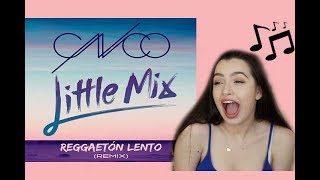 CNCO amp LITTLE MIX REGGAETON LENTO REMIX REACTION [upl. by Nordine612]