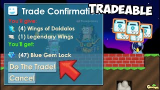 Yesterday BEST Untradeable Item become TRADEABLE OMG  Growtopia [upl. by Enyawal]