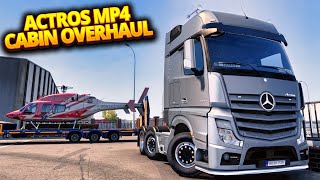 MercedesBenz Actros MP4 Cabin Overhaul Mod For ETS2  ETS2 146 MODS [upl. by Eissej]