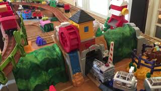 Geotrax Toystory Bridge Tunnel Millhouses Alien Rc Car 4 Rc Trains 4 way cross G [upl. by Nady]