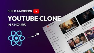 Create YouTube Clone Using React JS  Build Complete Website Like YouTube In React JS 2024 [upl. by Ylatan]