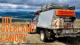 S2  EP 8 Overland Canopy build  On a budget  Transforming our 1987 Toyota pickup [upl. by Eri]