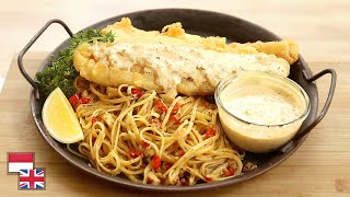 Resep FISH amp PASTA PLATTER Kualitas Resto Bikin Nagih [upl. by Hamaso]