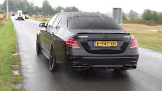 1052HP MercedesAMG E63S Stage 3 TTE1050  LOUD Revs Accelerations amp Drag Racing [upl. by Worrell]