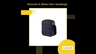 Buy Harmont amp Blaine Men Handbags exclusively at guocalicom [upl. by Erdnaxela]