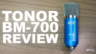 TONOR BM700 XLR Condenser Microphone Review  Test [upl. by Sheryl]