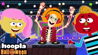 Dancing Skeleton Song With Len and Mini  Hoopla Halloween [upl. by Gruchot431]