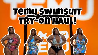 TEMU SWIMSUIT TRYON HAUL… PLUS SIZE HAUL simplecookingwithchelle temu [upl. by Noraed107]