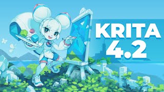 New Features in Krita 42 Release Video [upl. by Hnahk]