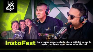 InstaFest le otorga reconocimiento a LOS40 Colombia como la mejor emisora con presencia digital [upl. by Gyimah]