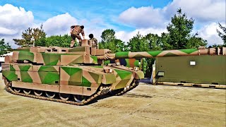 Live Fire 140mm Smooth bore Gun Of French Leclerc Terminateur MBT [upl. by Wennerholn]