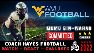 3⭐ CB Mumu BinWahad Highlights  WVU just got better with this commitment WRE [upl. by Alludba29]