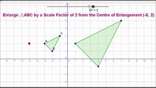 How to Enlarge with a Positive Scale Factor [upl. by Titus222]