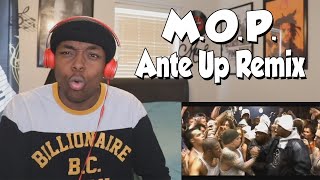 I THINK THEY ROBBED ME MOP  Ante Up Remix ft Busta Rhymes REACTION [upl. by Esele]