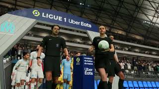 Gameplay FC 24  Olympique de Marseille  FC Nantes  Ligue 1 Uber Eats  20232024 [upl. by Grissom149]